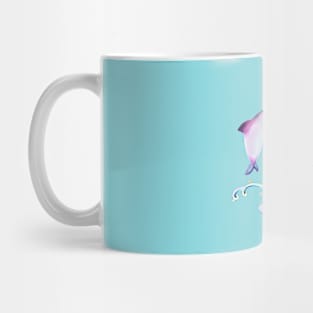 Vaquita with bubbles Mug